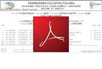 Classifica gara Collalbrigo 2009 - Es/Al Tanti Bikers